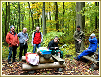 Arbeitseinsatz in den Blockmeeren am Kleinen Gleichberg - 2015