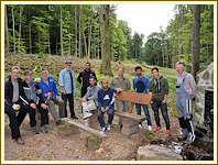 Arbeitseinsatz an der äußeren Ringmauer - 2016