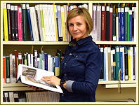 Manuela Hartung - wissenschaftliche Bibliothekarin beim TLDA
