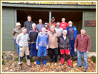 Arbeitseinsatz an der Steinsburg - November 2018