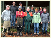 Arbeitseinsatz an der Steinsburg - April 2019
